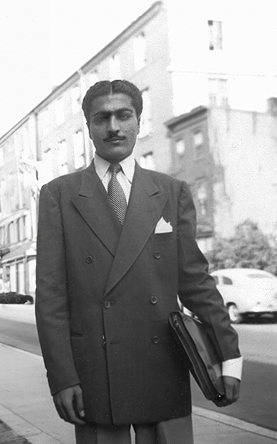 Abdul Aziz on his first day as an Adjunct Faculty member in 1957.