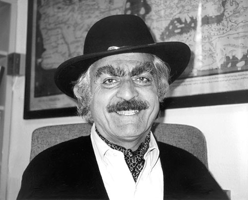 Abdul Aziz with the only hat he wore. This cowboy hat, a gift from his wife, was symbolic to Aziz because he would often refer to his youth in Syria as being like “living in the wild, wild west” – one reason he was a great fan of American cowboy movies.