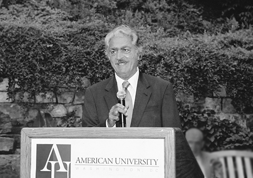 Dr. Said was given the honor to be the keynote speaker at AU’s groundbreaking ceremony for its new School of International Service in 2007.