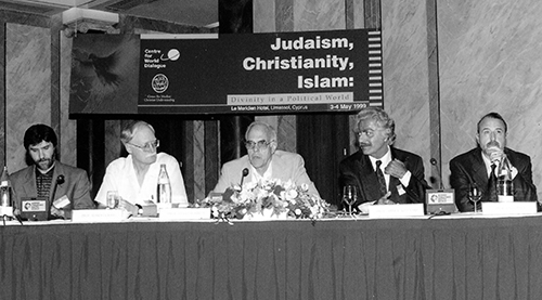 Professor Said serves on a panel at a conference sponsored by the Centre of World Dialogue in Cyprus in 1999.